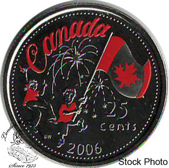 Canada: 2006P 25 Cent Canada Day Proof Like Canada: 2006P 25 Cent Canada Day Proof Like