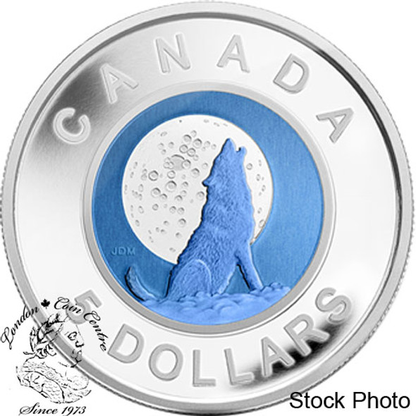 Canada: 2012 $5 Niobium Full Wolf Moon