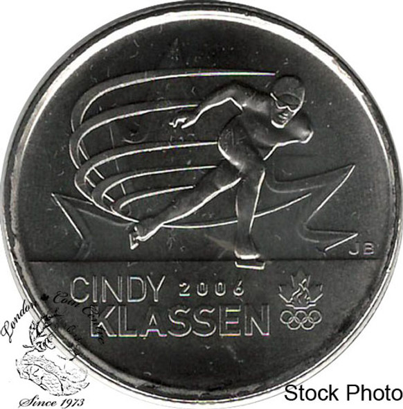 Canada: 2009 25 Cent Cindy Klassen BU