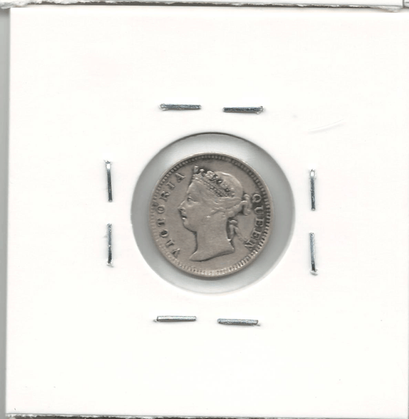 Hong Kong: 1899 Silver 5 Cents