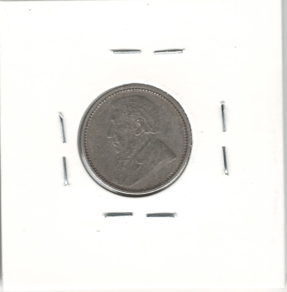 South Africa: 1897 Silver 6 Pence South Africa: 1897 Silver 6 Pence