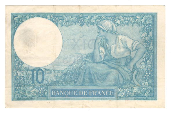 France: 1916 10 Francs Banknote P. 73A