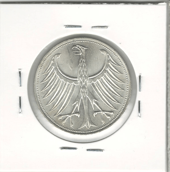 Germany: 1966D 5 Marks