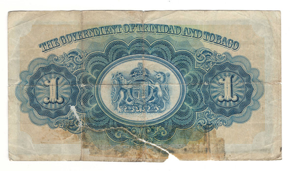 Trinidad & Tobago: 1948 Dollar Banknote Trinidad & Tobago: 1948 Dollar Banknote