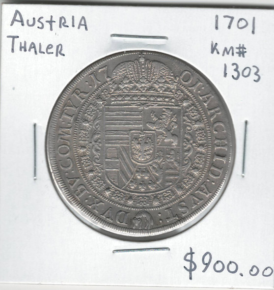 Austria: 1701 Thaler