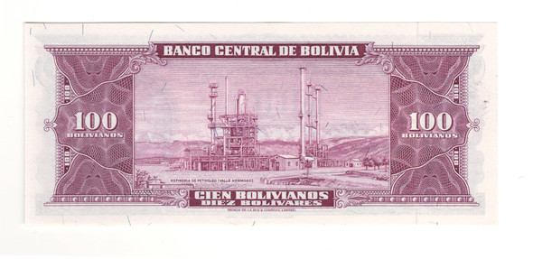 Bolivia: 1945 100 Bolivianos Banknote
