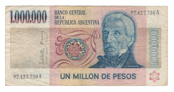 Argentina: No Date 1000000 Pesos Banknote