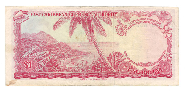 East Caribbean: 1965 Dollar Banknote Lot#4