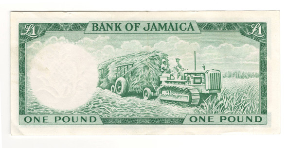Jamaica: 1964 1 Pound Banknote Jamaica: 1964 1 Pound Banknote