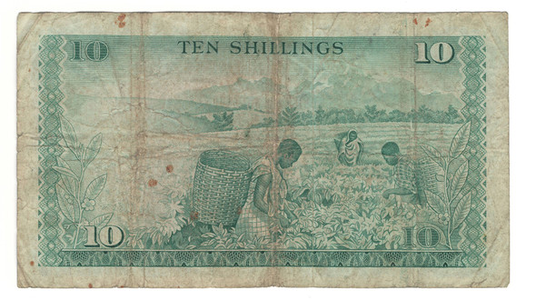 Kenya: 1971 10 Shilling Banknote