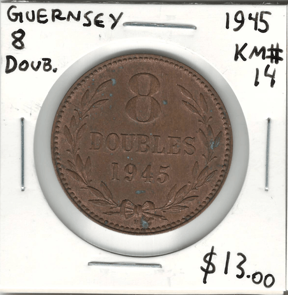 Guernsey: 1945 8 Doubles