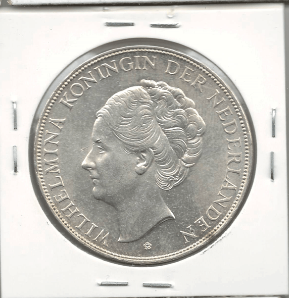 Netherlands: 1939 2 1/2 Gulden Lot#2
