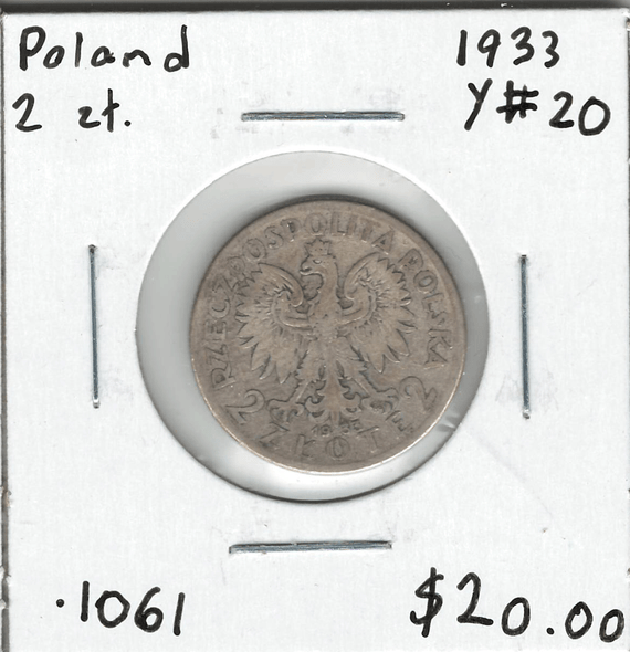 Poland: 1933 2 Zloty Lot#4