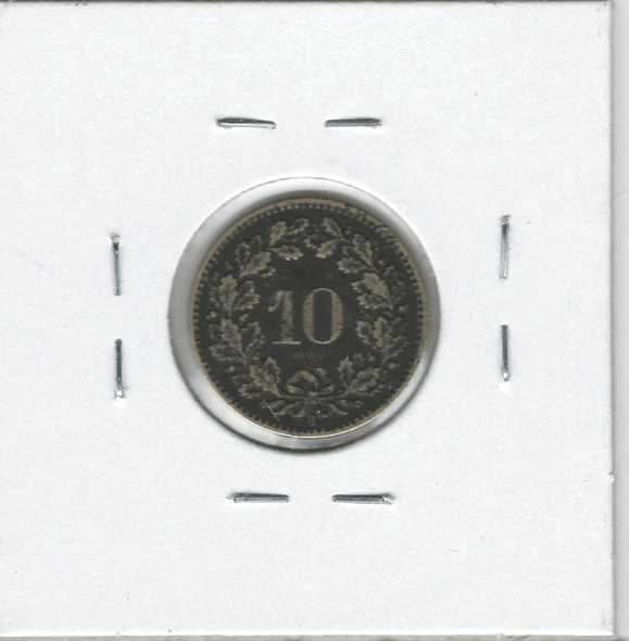 Switzerland: 1871 10 Rappen