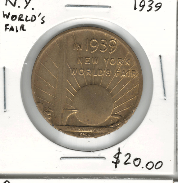 United States: 1939 New York World's Fair Token