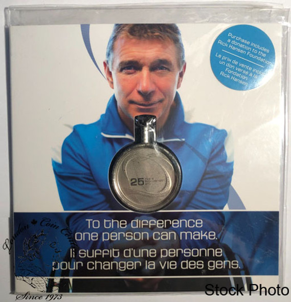 Canada: 2011 Rick Hansen 25th Anniversary Relay Medallion in Folder