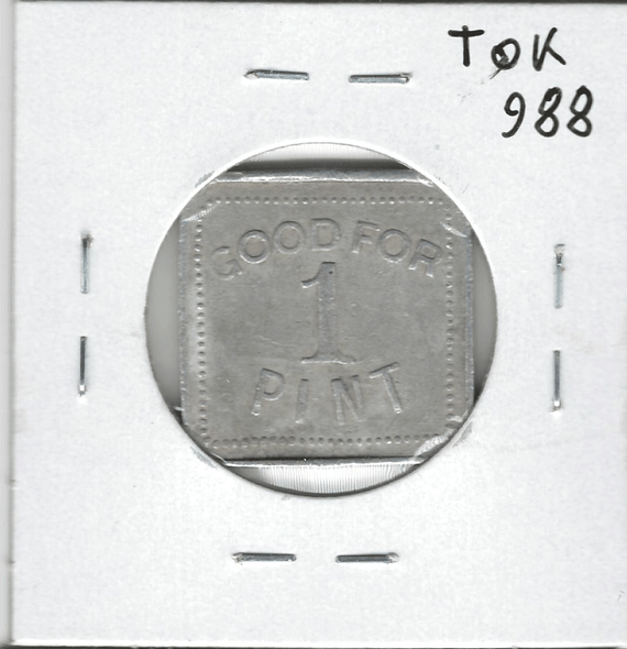 Canada: Preston Ontario, R.M. Hagey Model Dairy Token #2 Canada: Preston Ontario, R.M. Hagey Model Dairy Token #2