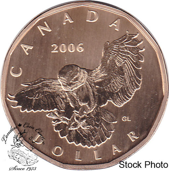 Canada: 2006 $1 Snowy Owl Loonie Specimen