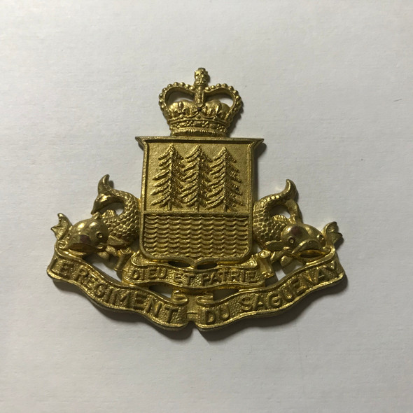 Canada: Le Regiment Du Saguenay Badge Canada: Le Regiment Du Saguenay Badge