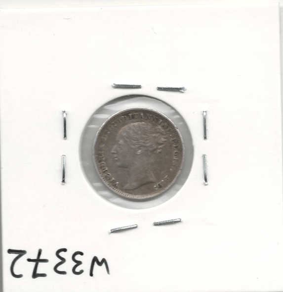 Great Britain: 1870 3 Pence Die Clash