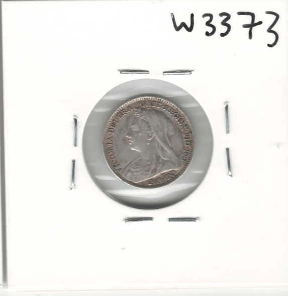 Great Britain: 1895 3 Pence Great Britain: 1895 3 Pence