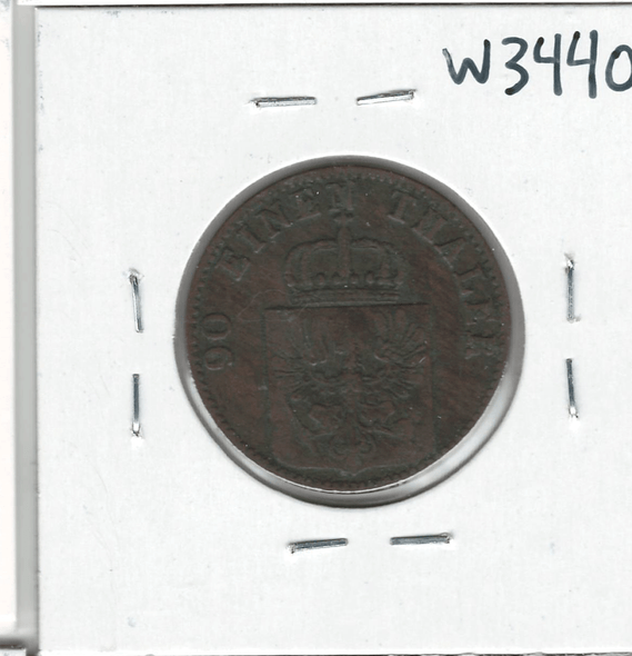 Germany, Prussia: 1860A 4 Pfennig