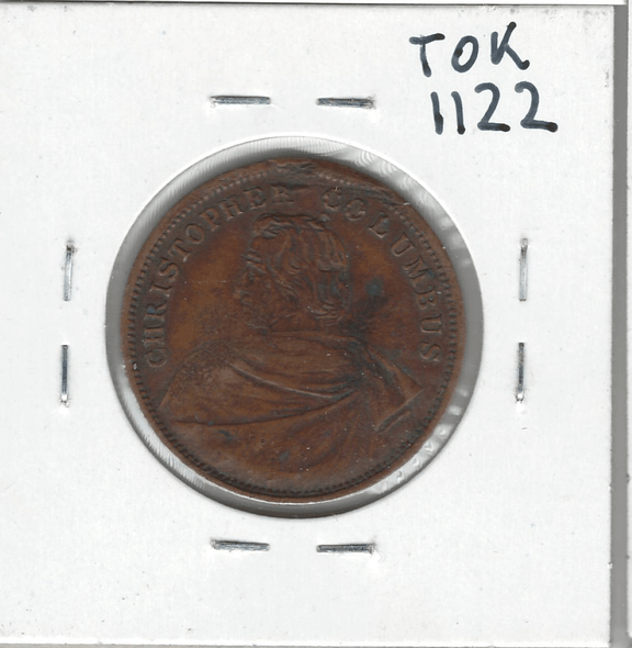 United States: 1893 Christopher Columbus World's Fair Medal United States: 1893 Christopher Columbus World's Fair Medal