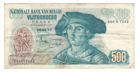 Belgium: 1975 500 Francs