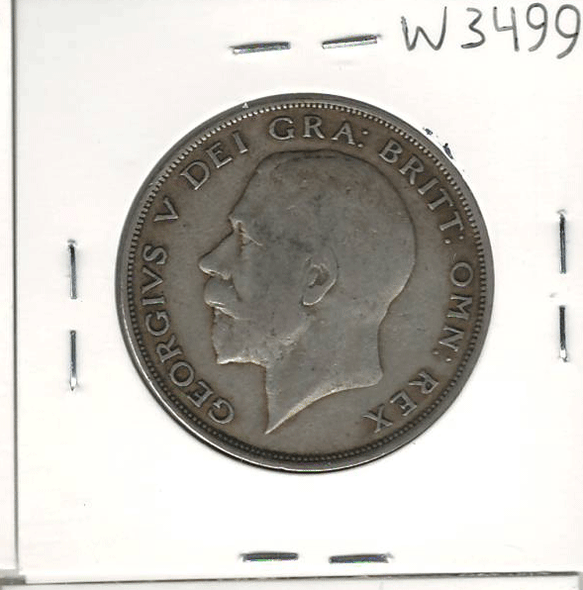 Great Britain: 1921 1/2 Crown