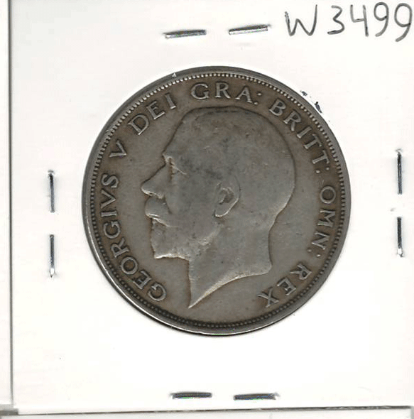 Great Britain: 1921 1/2 Crown Great Britain: 1921 1/2 Crown