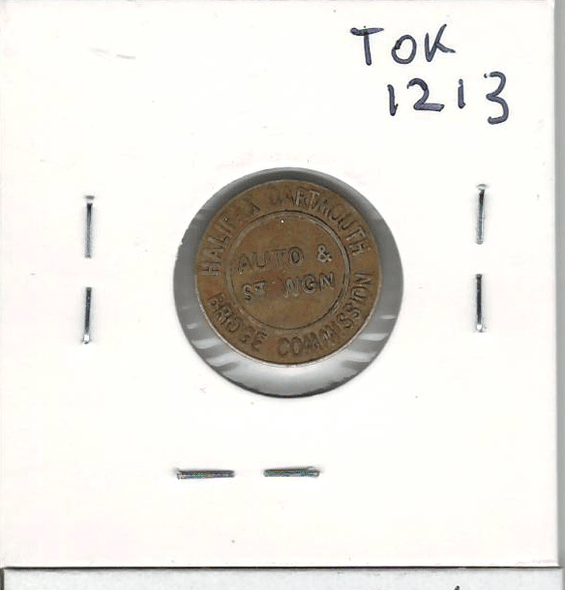 Halifax, Dartmouth Bridge Token