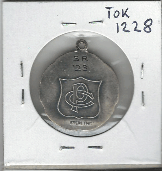 Toronto City Playground 1928 Sterling Medal