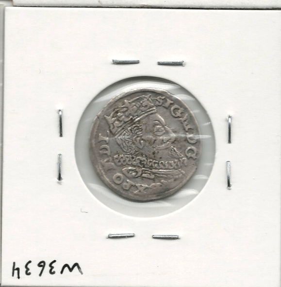 Poland: 1598 Silver 3 Grosze Lublin Mint R4 Poland: 1598 Silver 3 Grosze Lublin Mint R4