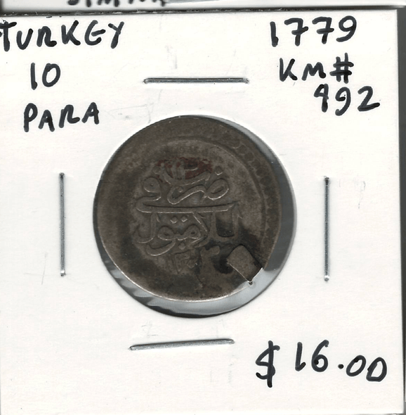 Turkey: 1779 10 Para