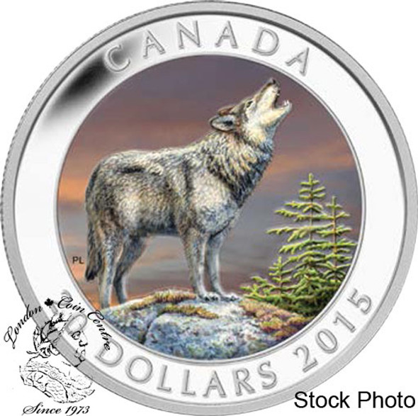 Canada: 2015 $20 Wolf Silver Coin