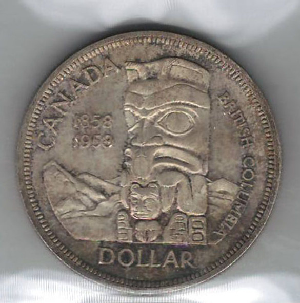 Canada: 1958  Silver Dollar ICCS  MS64