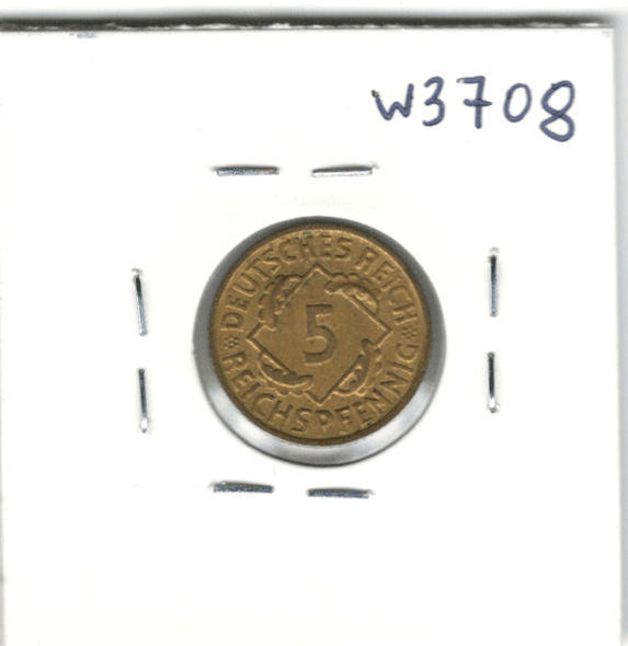 Germany: 1926F 5 Pfennig