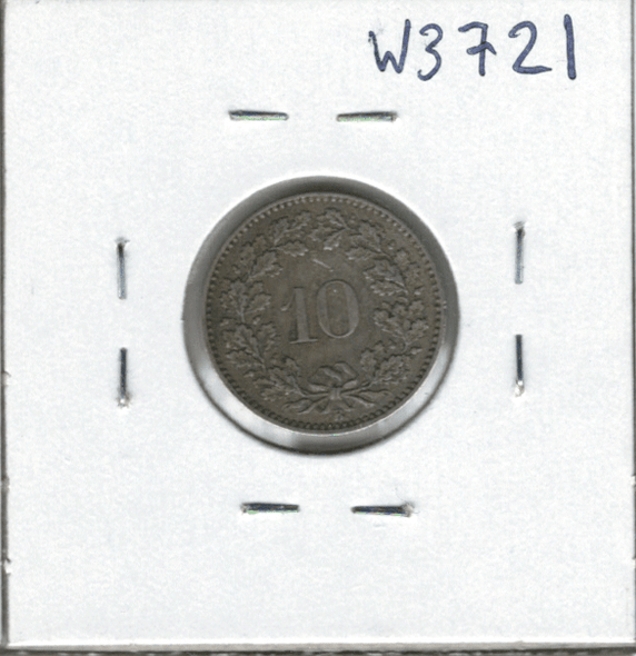 Switzerland: 1881 10 Rappen