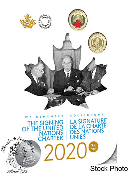 Canada: 2020 75th Anniversary of the Signing of United Nations Charter Collector Keepsake Coin Set Canada: 2020 75th Anniversary of the Signing of United Nations Charter Collector Keepsake Coin Set