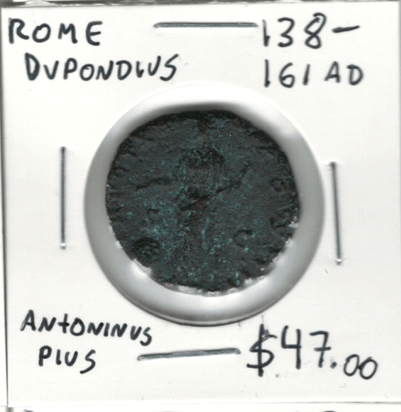 Rome: 138-161 AD Dupondius Antoninus Pius Rome: 138-161 AD Dupondius Antoninus Pius
