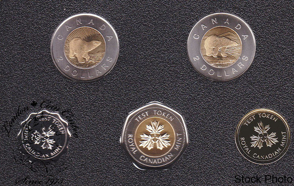 Canada: 2006 10th Anniversary Toonie Test Token Coin Set