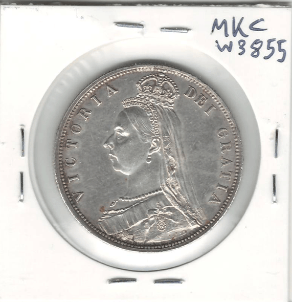 Great Britain: 1887 1/2 Crown #4 Great Britain: 1887 1/2 Crown #4