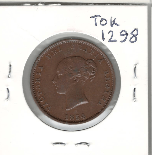 New Brunswick: 1854 1/2 Penny NB-1B (Scratches)