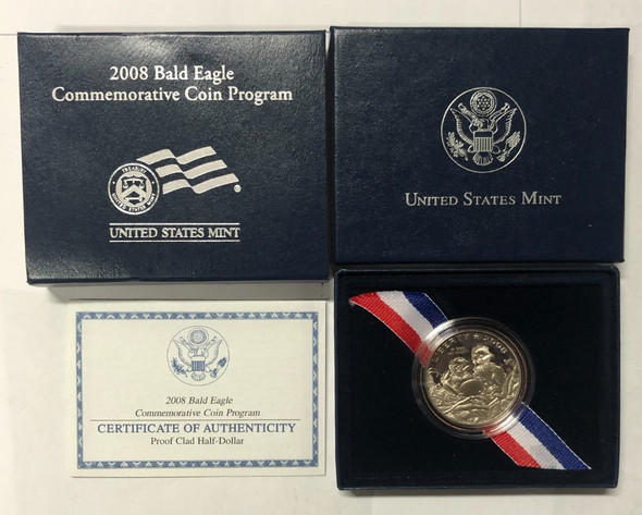 United States: 2008 50 Cent Bald Eagle Proof Clad Coin
