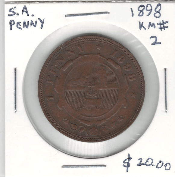 South Africa: 1898 Penny #2