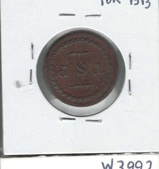 Madeira Islands: Tobacco Token, T.S.P. P.XX. Madeira Islands: Tobacco Token, T.S.P. P.XX.