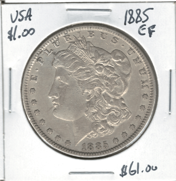 United States: 1885 Morgan Dollar EF United States: 1885 Morgan Dollar EF