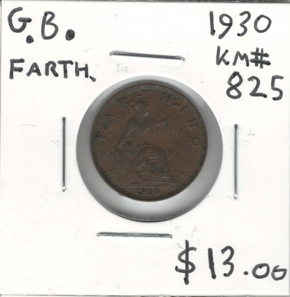 Great Britain: 1930 Farthing #2