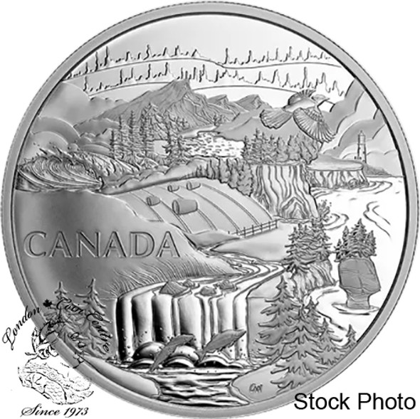 Canada: 2022 $30 Visions of Canada 2 oz Pure Silver Coin