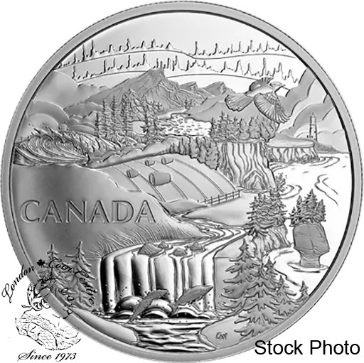 Canada: 2022 $30 Visions of Canada 2 oz Pure Silver Coin